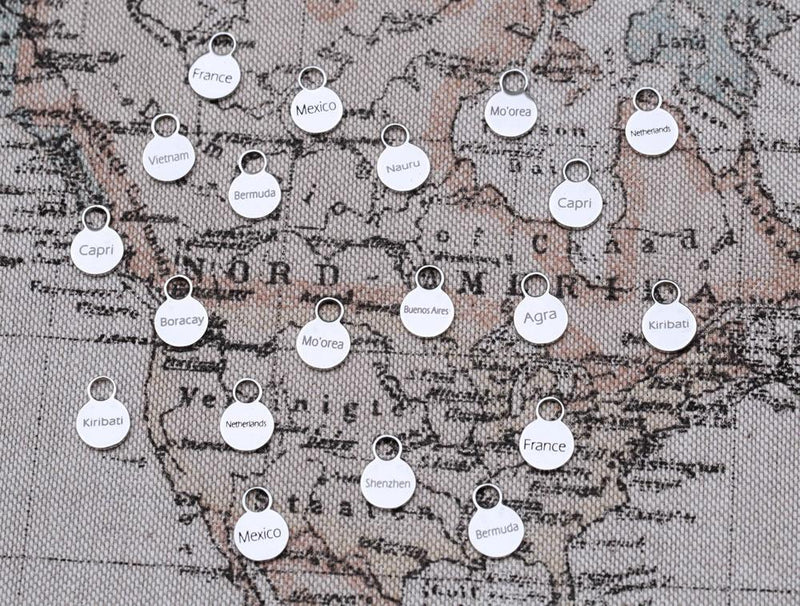 40 charms (Silver) - Traveller Charms
