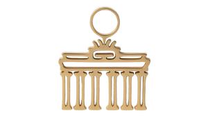 GOLD Brandenburg Gate Charm