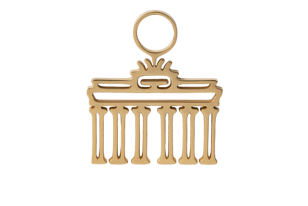 GOLD Brandenburg Gate Charm