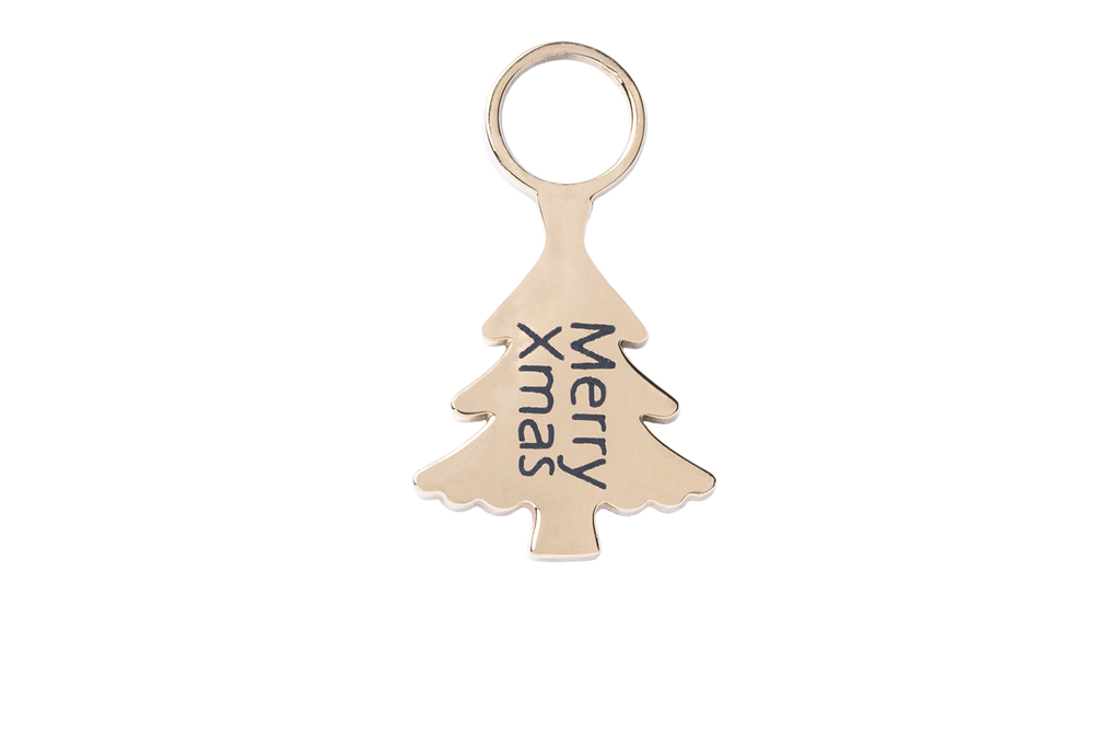 GOLD Merry Xmas Charm