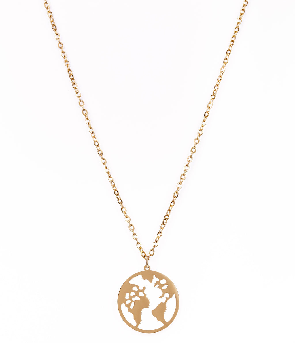 Globe Necklace "Wanderlust"