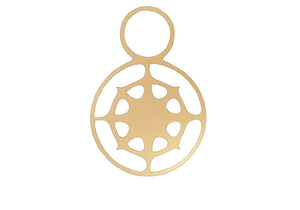 GOLD Compass Charm - Traveller Charms