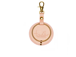 GOLD Gift Set - Key Chain & 3 Engraved Travel Charms - Traveller Charms