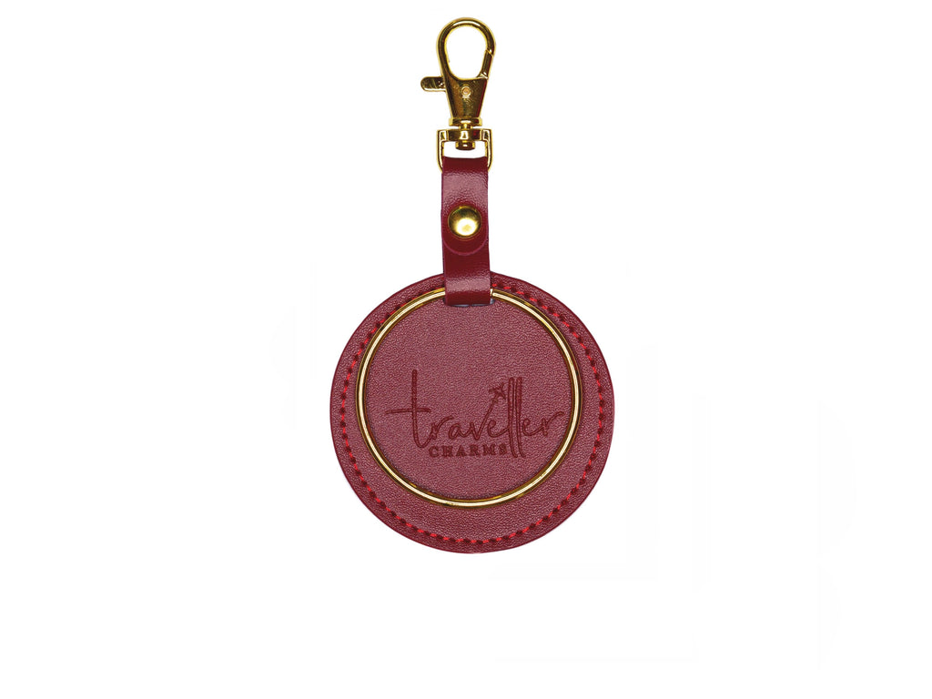 GOLD Key Chain - Red - Traveller Charms