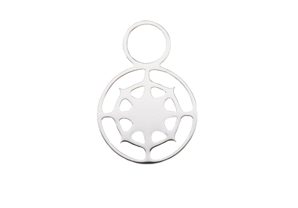 SILVER Compass Charm - Traveller Charms