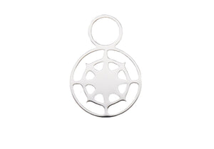 SILVER Compass Charm - Traveller Charms