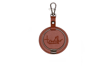 SILVER Starter Set - Key Chain & 10 Engraved Travel Charms - Traveller Charms